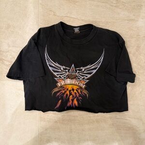 Harley Vintage Cropped T-Shirt